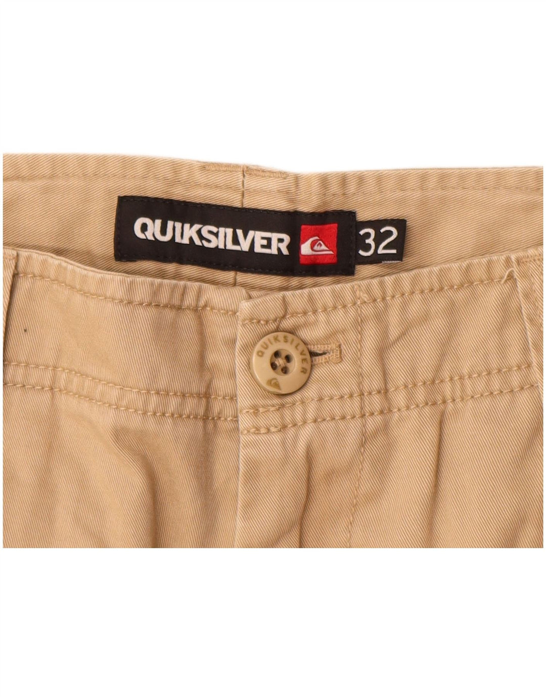 QUIKSILVER Herren Cargoshorts W32 mittelbeige Baumwolle