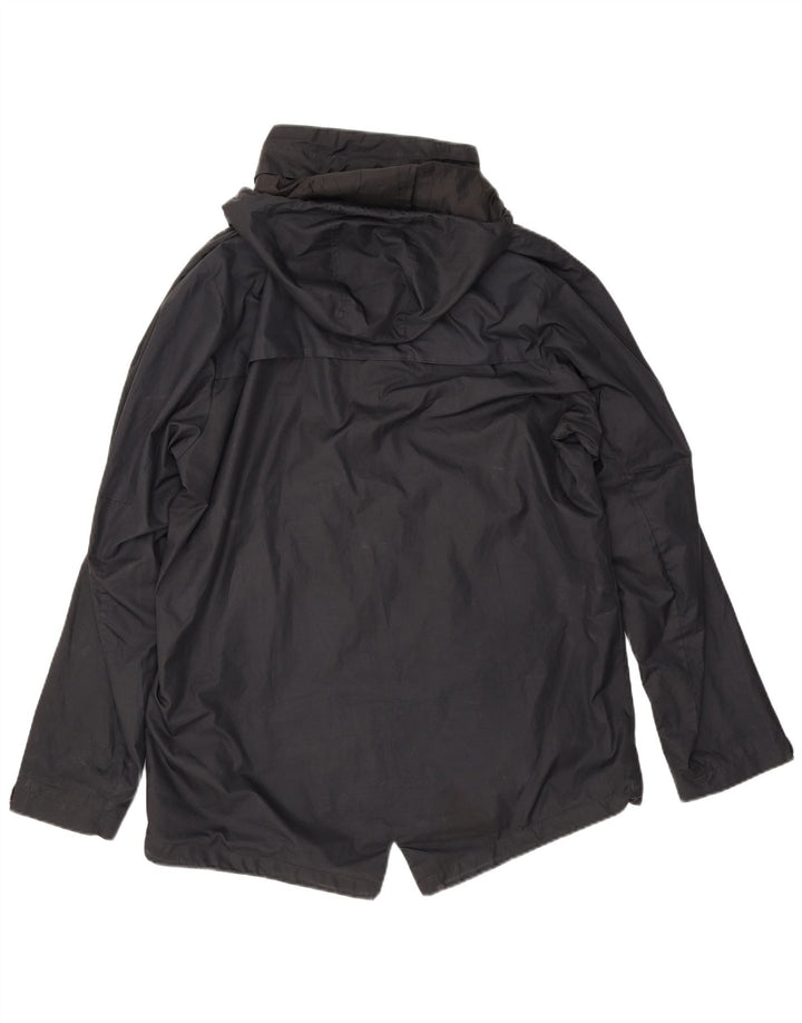 Nike Herren-Regenjacke mit Kapuze, UK 42, XL, Schwarz, Polyester