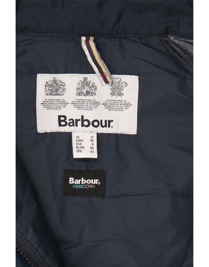Barbour Damen-Trainingsanzug-Top-Jacke, UK 12, mittleres Marineblau, Farbblock