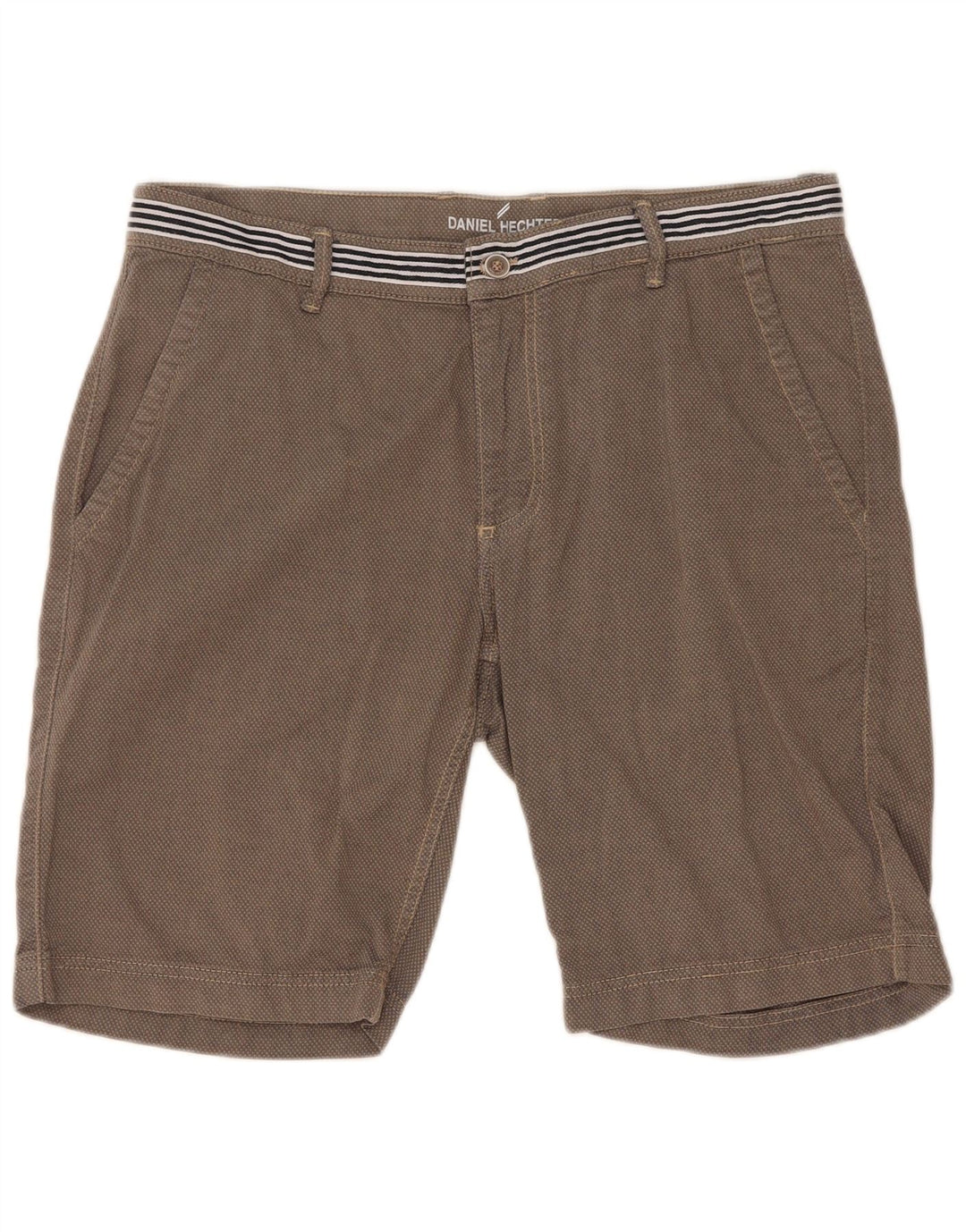 Daniel Hechter Herren Chinoshorts W35 Große graue Baumwolle