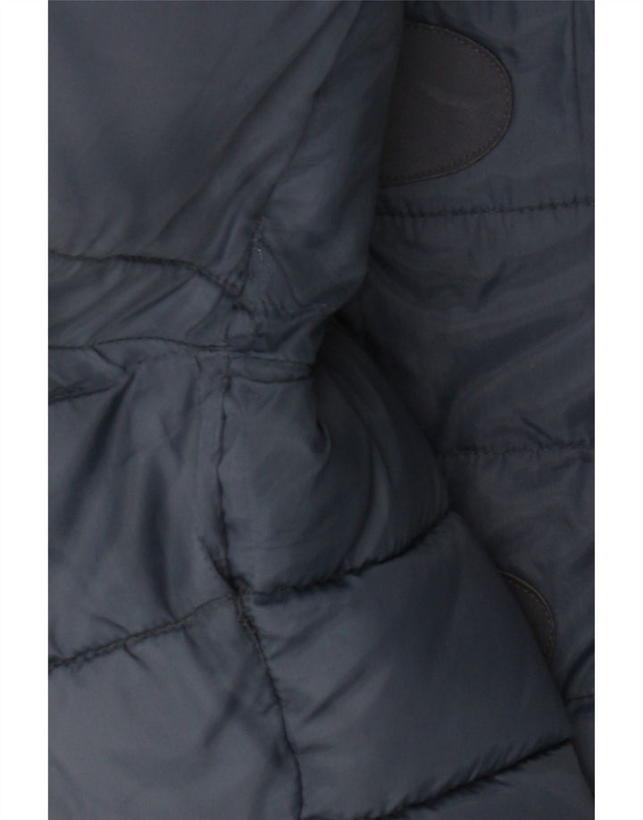 Superdry Wattierte Jacke mit Kapuze für Damen, UK 14, Größe L, Marineblau, Polyester