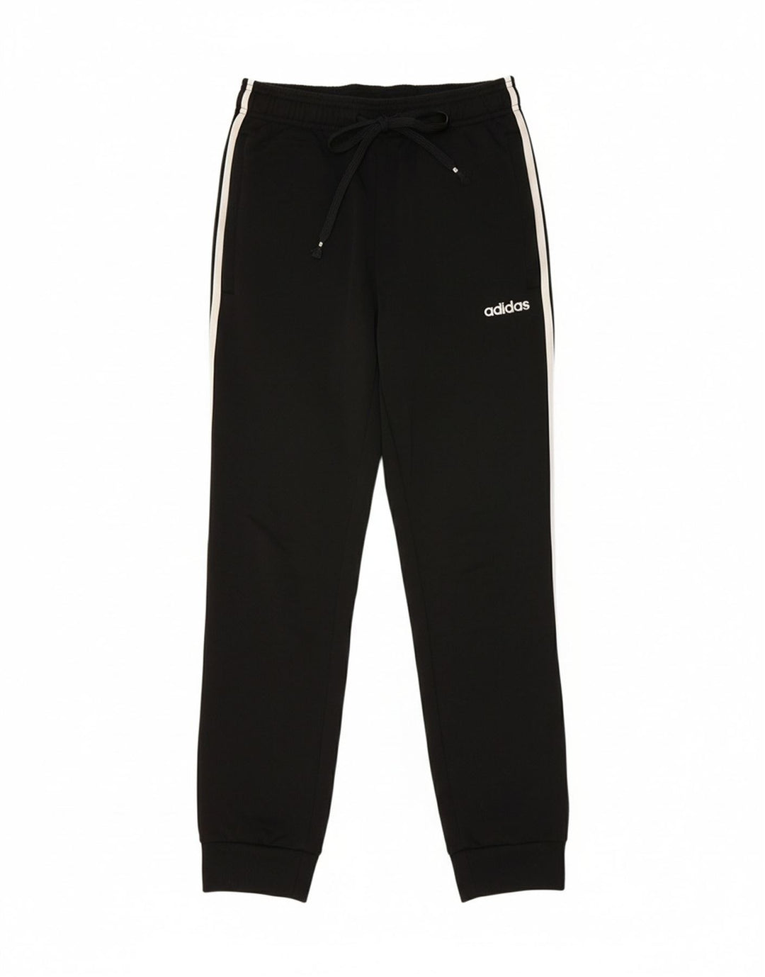 ADIDAS Mens Tracksuit Trousers Joggers Small Black Polyester