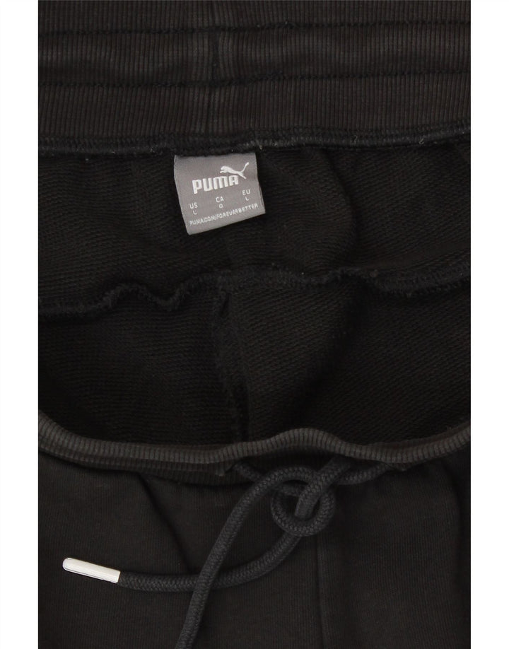 Puma Damen Graphic Sport Shorts Large Schwarz