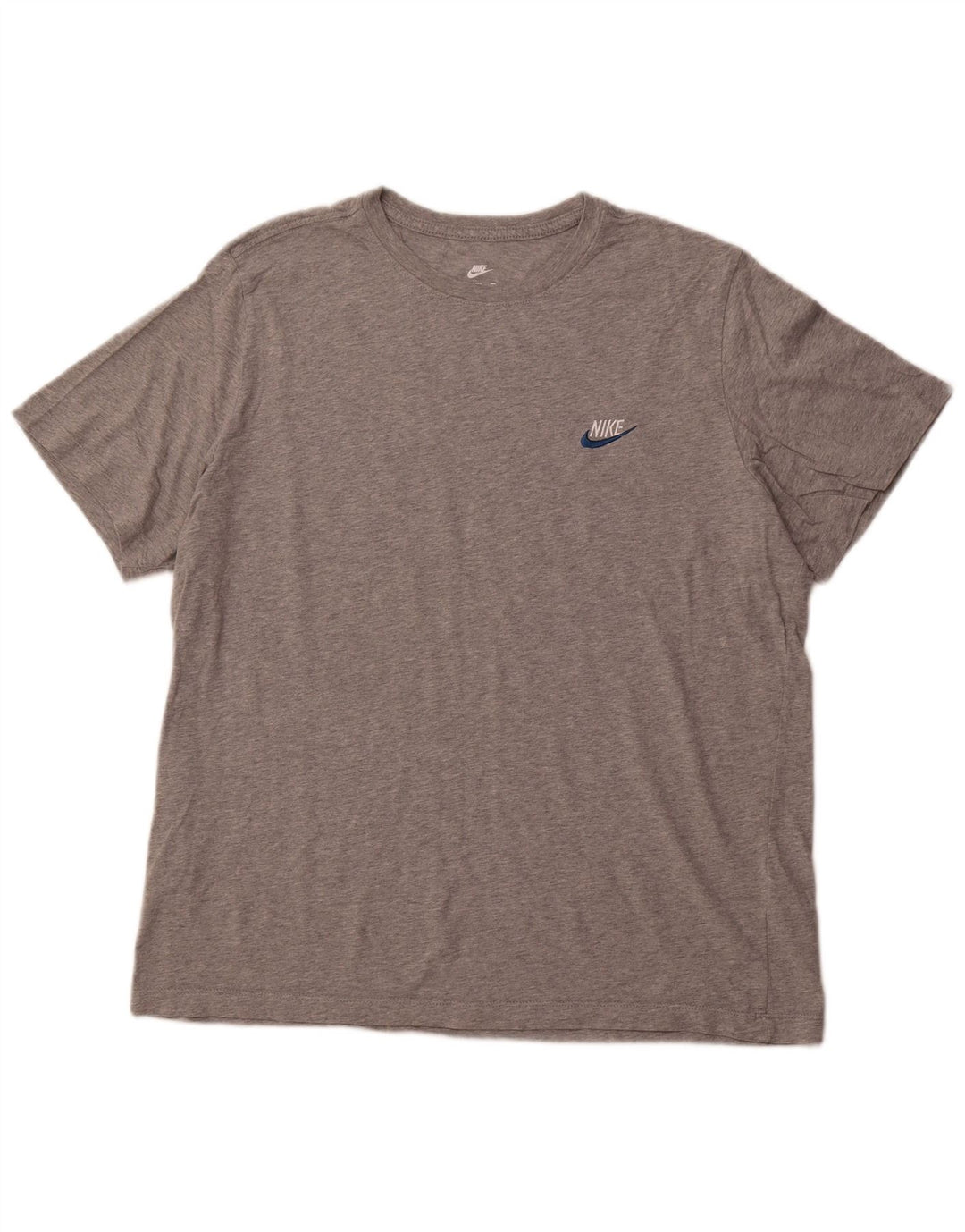 NIKE Herren T-Shirt Top XL Grau Baumwolle