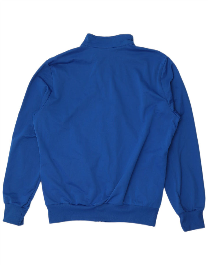 Errea Herren-Trainingsanzug-Oberteil, Jacke, XL, blaues Farbblock-Polyester
