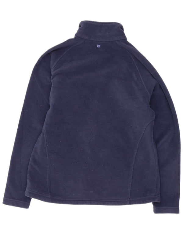 Mountain Warehouse Damen-Fleecejacke UK 12 Mittelmarineblaues Polyester
