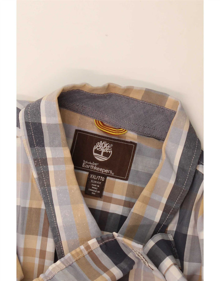 Timberland Herren Earthkeepers Kurzarmhemd 2XL Mehrfarbig kariert