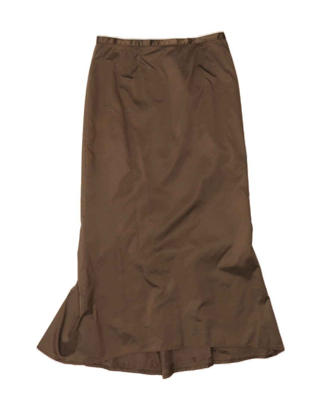 VINTAGE Womens Trumpet Skirt UK 16 Large W32  Grey Polyester Vintage Vintage and Second-Hand Vintage from Messina Hembry 