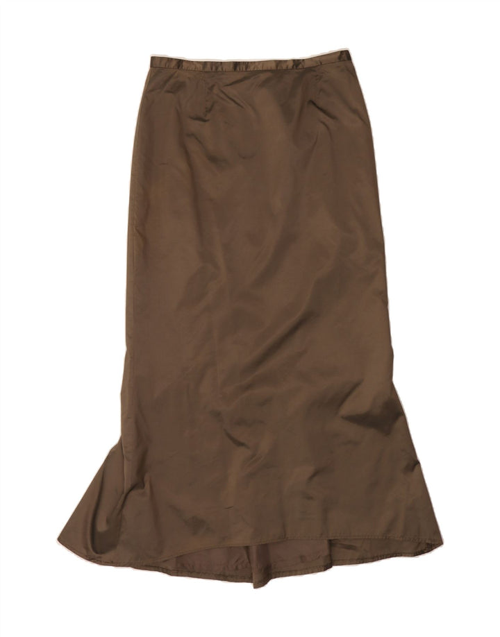 VINTAGE Womens Trumpet Skirt UK 16 Large W32  Grey Polyester Vintage Vintage and Second-Hand Vintage from Messina Hembry 