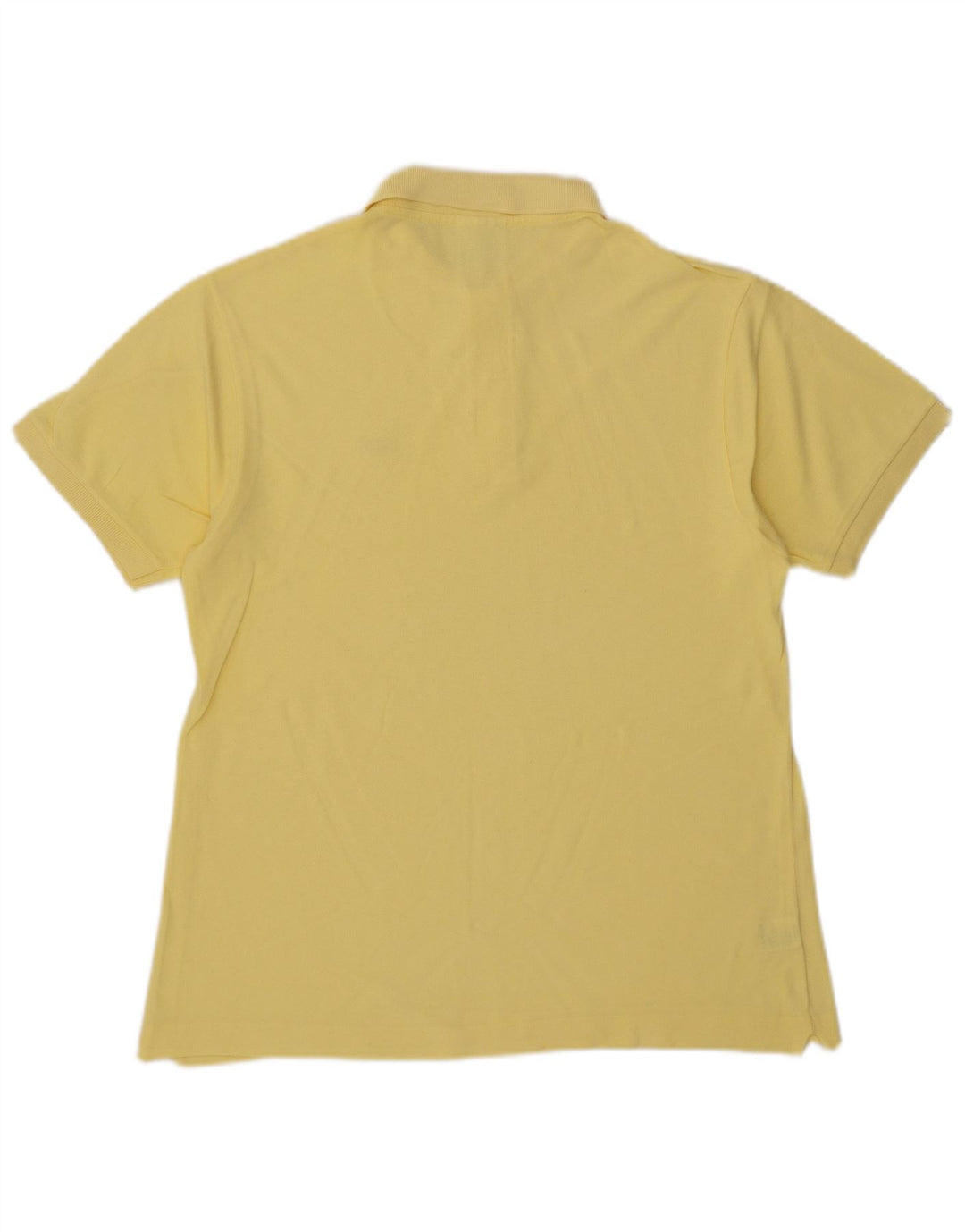 Lacoste Herren-Poloshirt, Größe 4, mittelgelbe Baumwolle