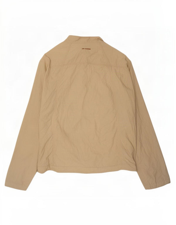 Lee Cooper Herren Bomberjacke UK 44 2XL Beige Nylon