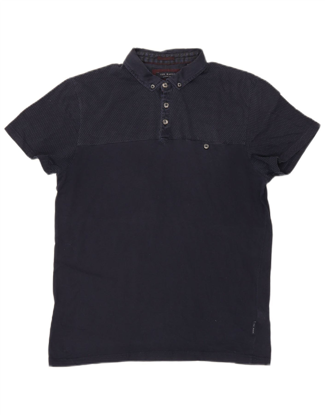 Ted Baker Herren-Poloshirt, Größe 3, mittelgroß, Marineblau