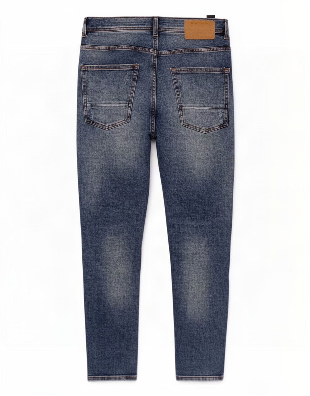 Zara Herren Distressed Slim Jeans EU 40 Medium W31 L26 Blaue Baumwolle