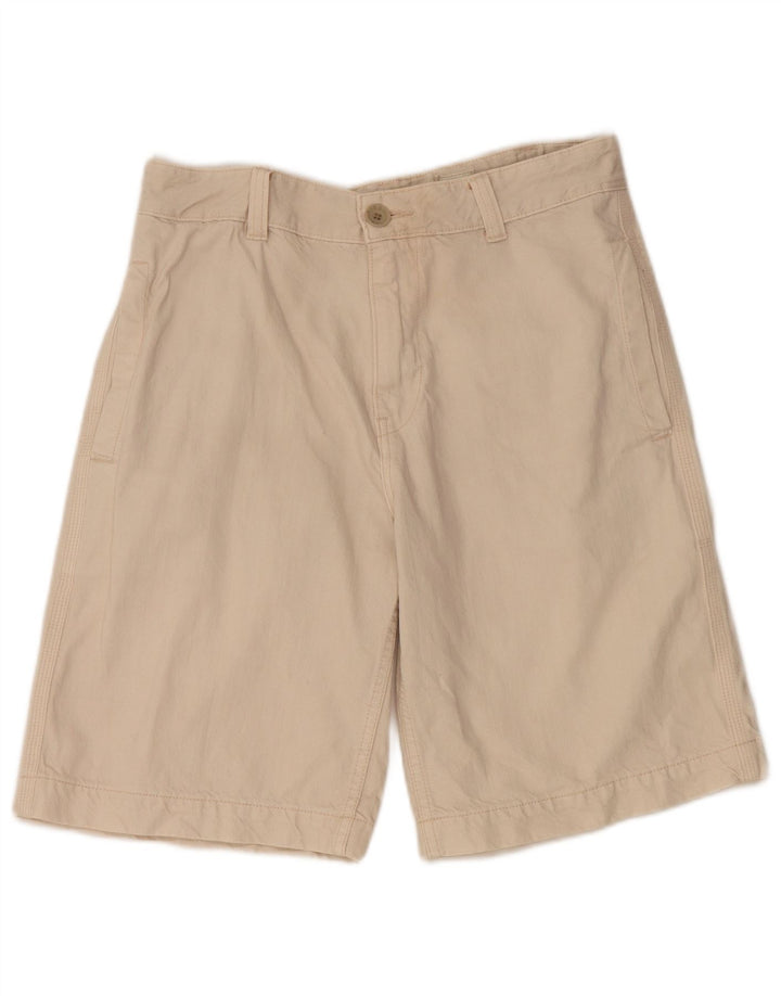 TIMBERLAND Mens Cargo Shorts W31 Medium Beige Cotton