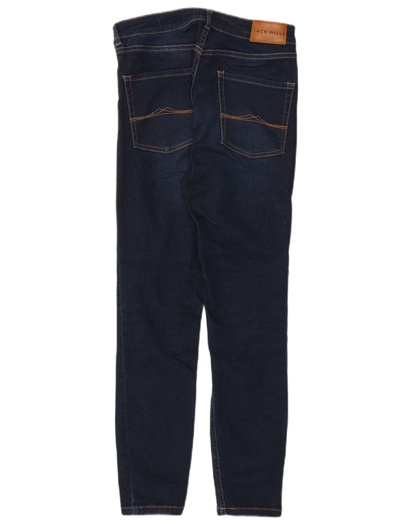 JACK WILLS Damen Crop Skinny Jeans W27 L25 Marineblau