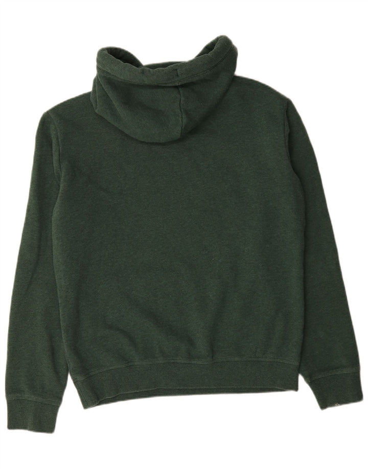 Superdry Herren-Kapuzenpullover, groß, grüne Baumwolle