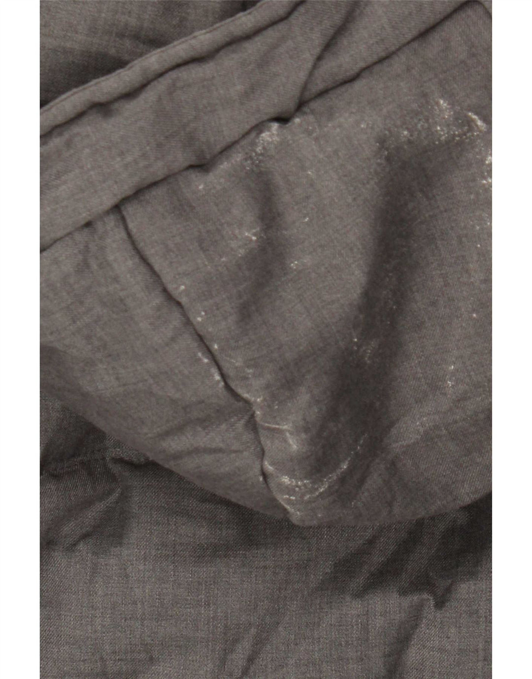 Zara Herren-Mantel mit Kapuze, gepolstert, Größe 36, Größe S, grau, Polyester