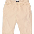 CHAPS Womens Casual Shorts US 6 Medium W30  Beige Cotton | Vintage Chaps | Thrift | Second-Hand Chaps | Used Clothing | Messina Hembry 