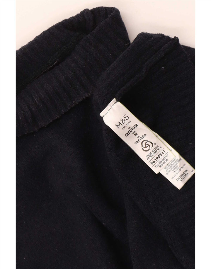 Marks & Spencer Damen-Pullover mit Rollkragen, Gr. 14, mittleres Marineblau