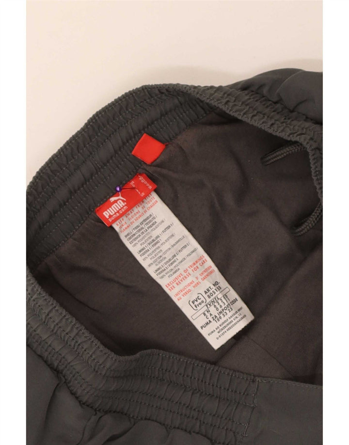 Puma Jungen-Windbreaker-Hose, 11–12 Jahre, graues Polyester