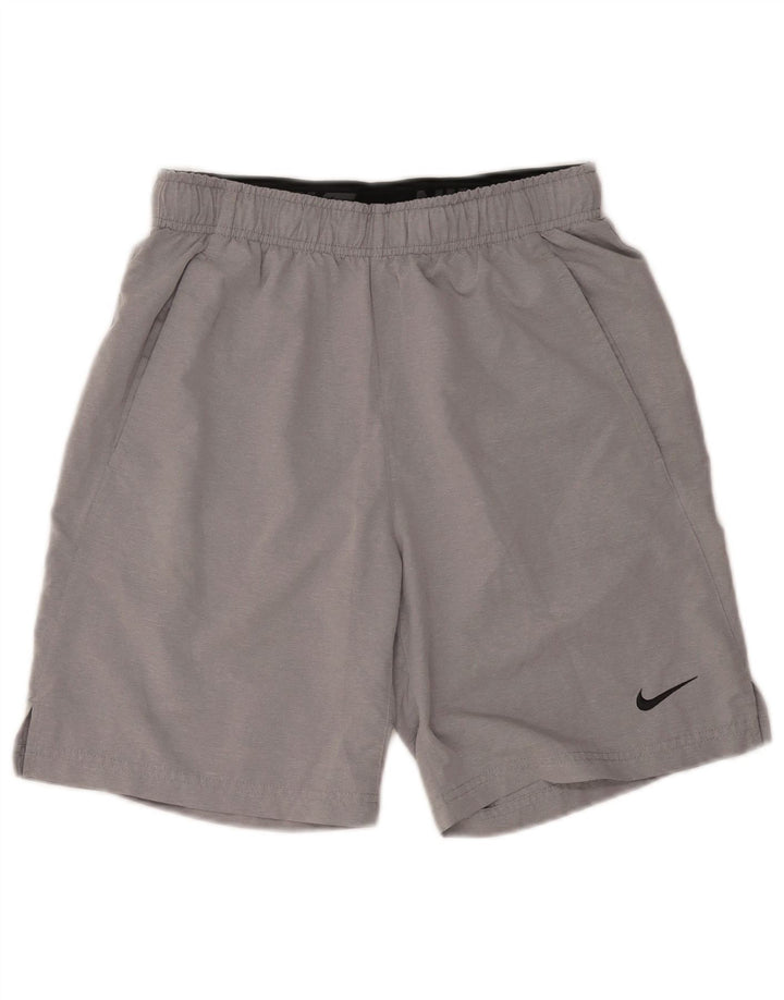 NIKE Herren Dri Fit Sportshorts, Größe S, Grau, Polyester
