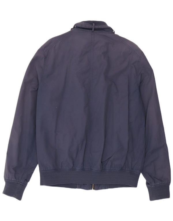 Schott Herren Bomberjacke UK 44 2XL Marineblau Baumwolle