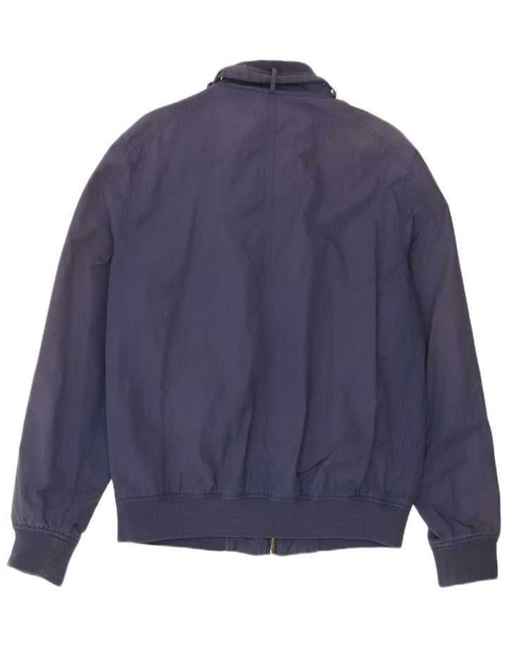 Schott Herren Bomberjacke UK 44 2XL Marineblau Baumwolle