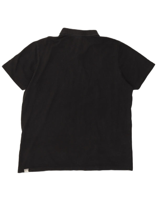 The North Face Herren Poloshirt 2XL Schwarz Baumwolle