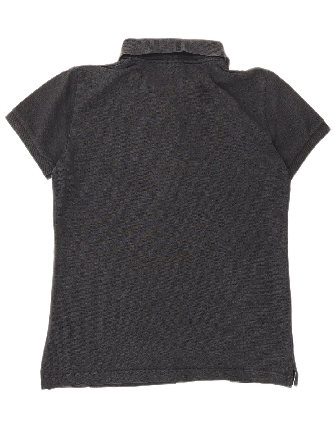 MARINA YACHTING Damen Poloshirt UK 14 Große schwarze Baumwolle