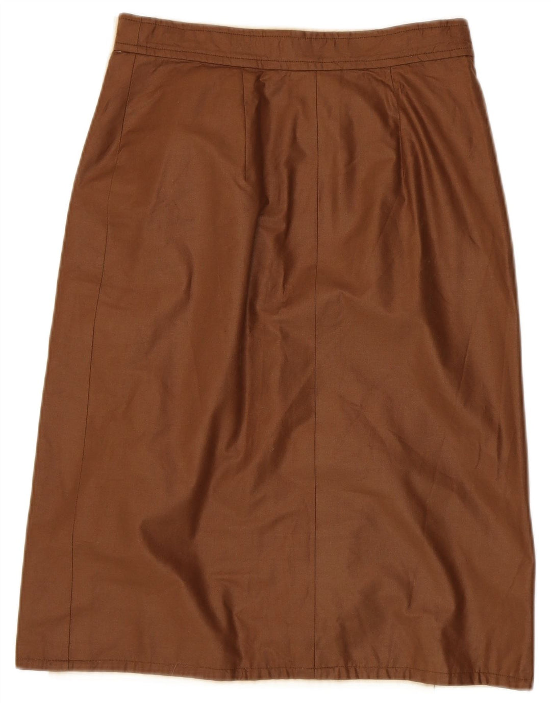 Vintage Damen Wende-Wickelrock W30 Mittelbraun