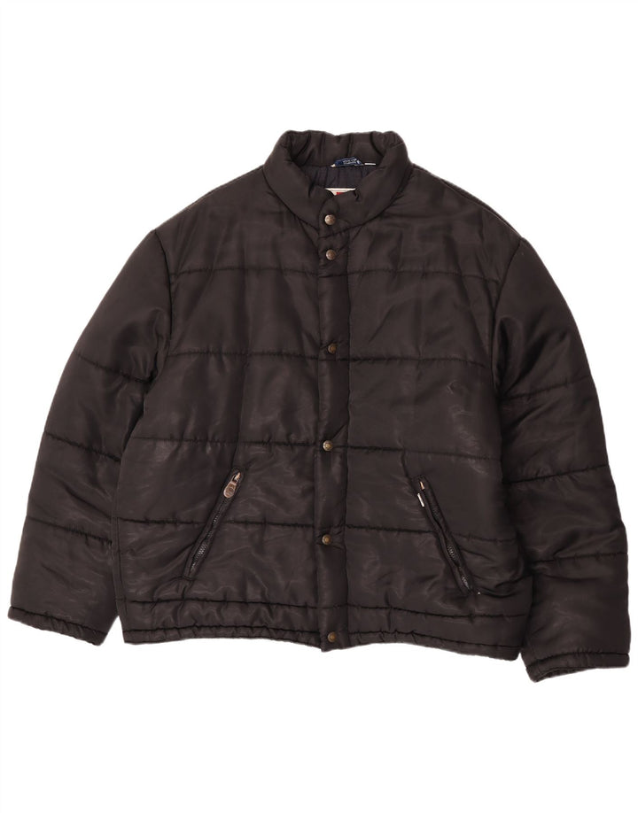 Levi's Herren Wattierte Jacke UK 42 XL Schwarz Polyamid