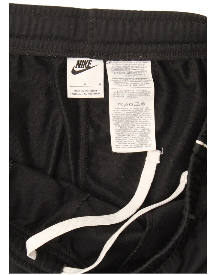Nike Herren-Trainingshose, Jogginghose, Größe L, Schwarz, Polyester