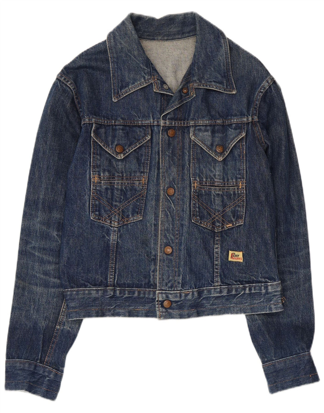 Roy Rogers Damen Jeansjacke UK 14 Mittelblau