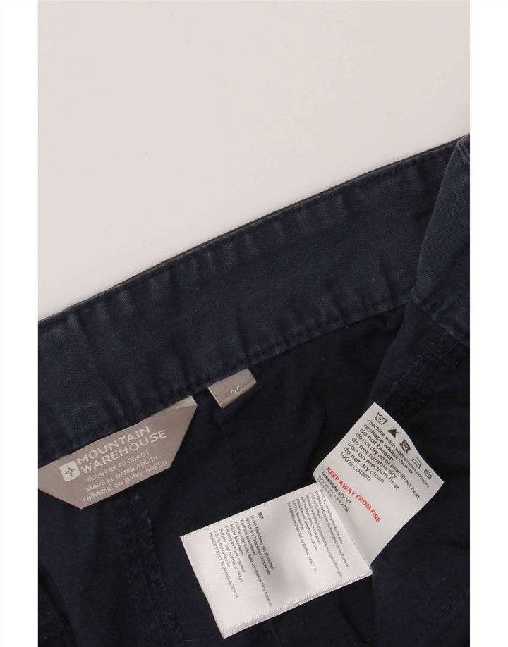 Mountain Warehouse Herren-Cargoshorts in normaler Größe, W36, Größe L, Marineblau, Baumwolle