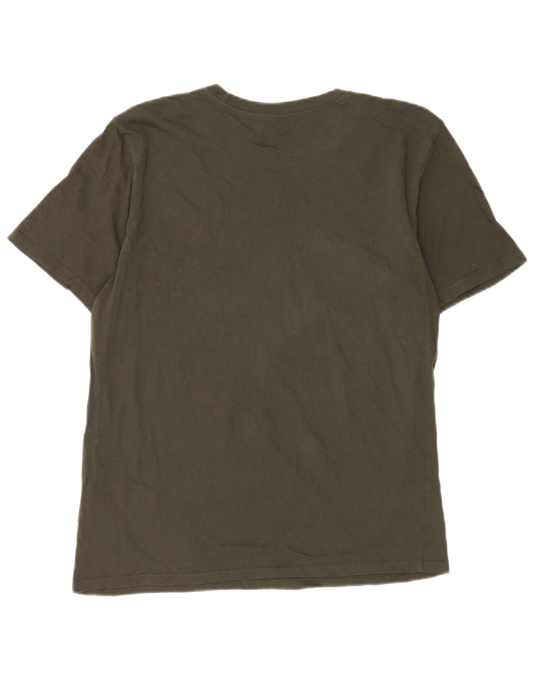 Nike Herren Athletic Cut T-Shirt-Oberteil aus mittelgrüner Baumwolle