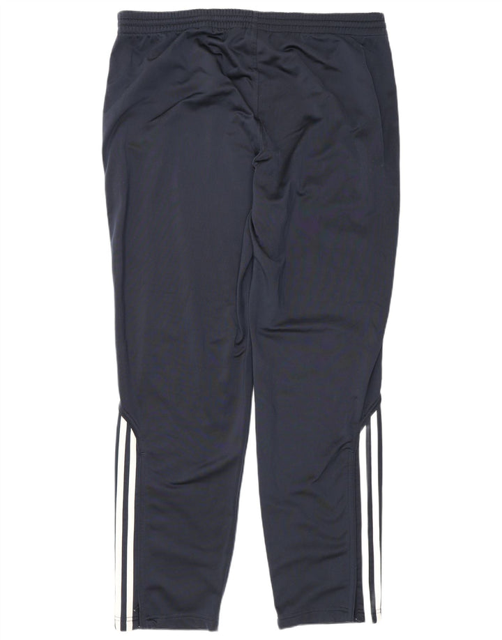 Adidas Herren-Trainingshose UK 40/42 Mittelmarineblaues Polyester