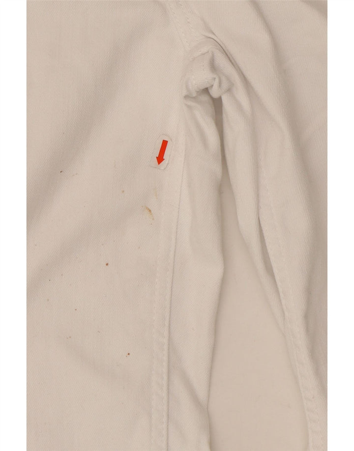 Zara Damen Straight Jeans EU 36 XS W26 L29 Weiß