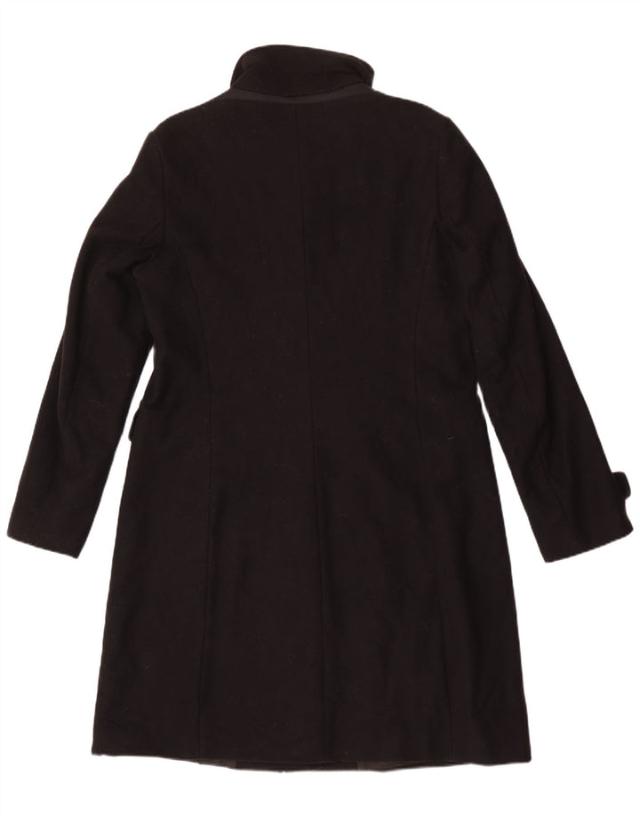 GEOX Womens Respira Overcoat UK 16 Große schwarze Wolle