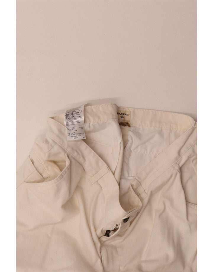 DOCKERS Herren-Cargoshorts W36 Large aus cremefarbener Baumwolle