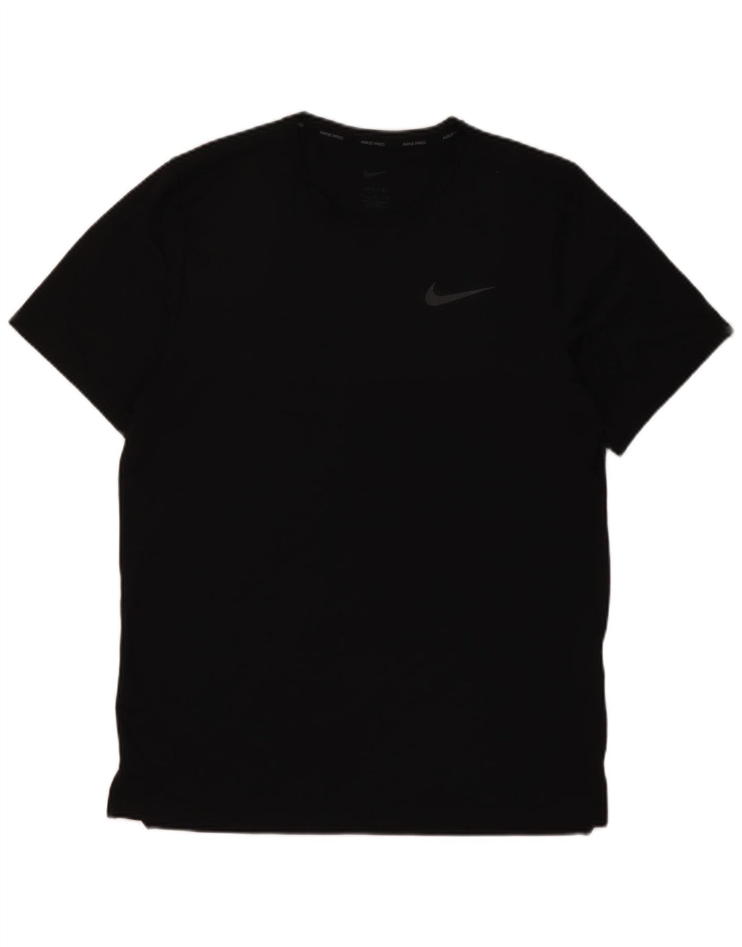 Nike Herren Dri Fit T-Shirt Top Small Schwarz Polyester