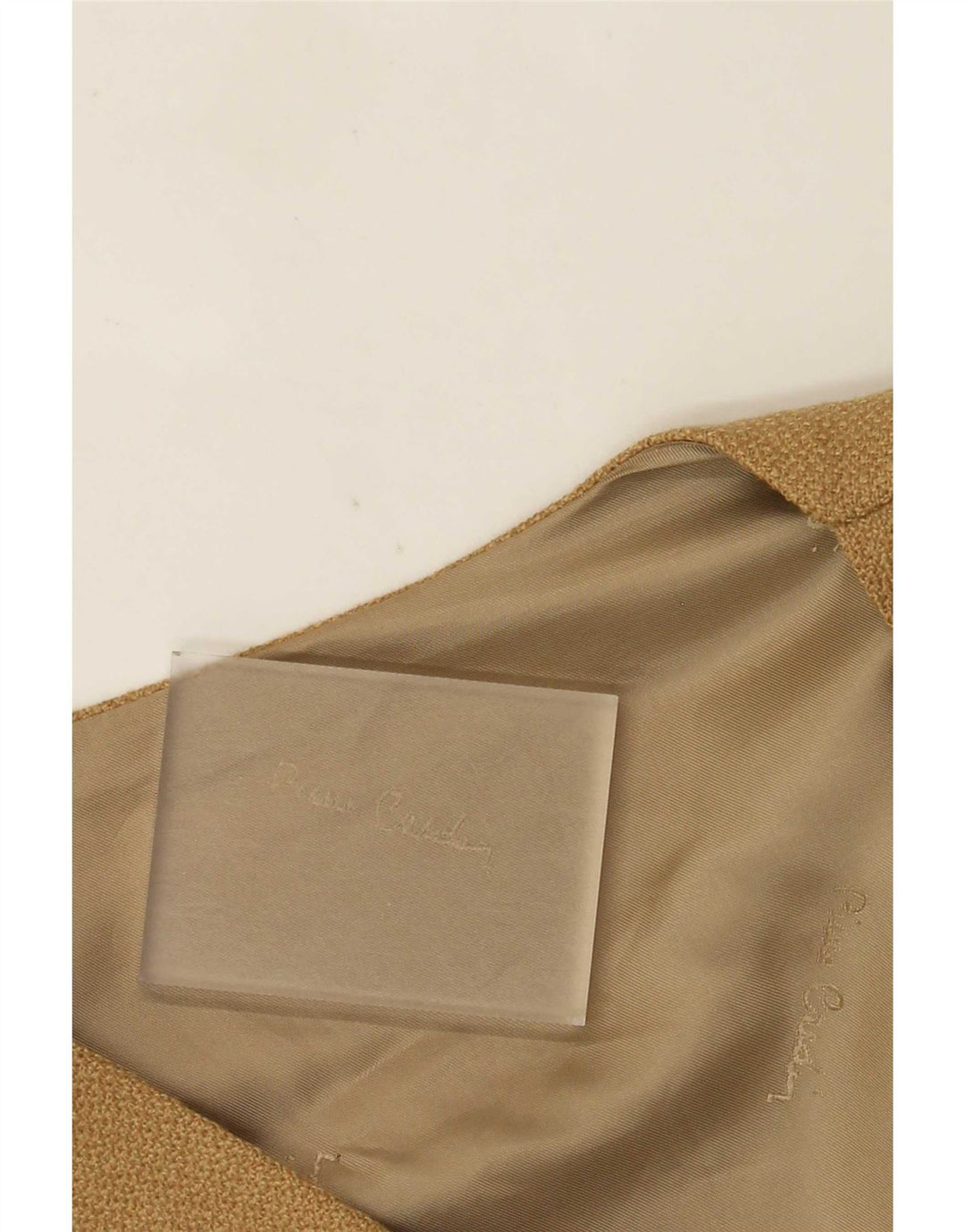 Pierre Cardin Herrenweste IT 48 Mittelbraune Wolle