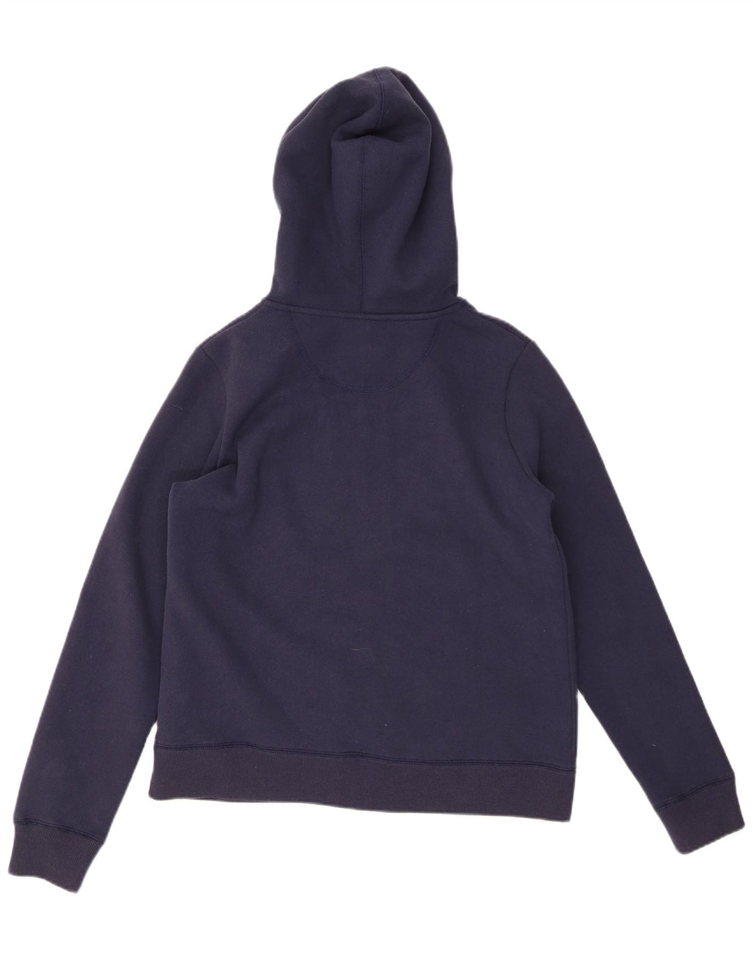 CREW CLOTHING Damen-Kapuzenpullover mit Reißverschluss, UK 14, mittelmarineblaue Baumwolle