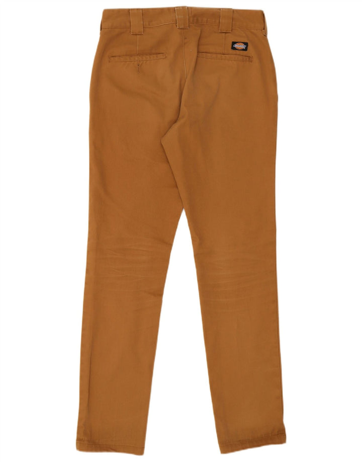 Dickies Herren Slim Fit Chinohose W32 L32 Braunes Polyester