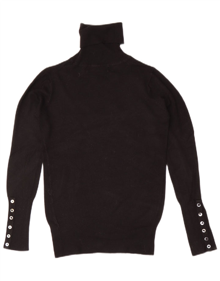 Zara Damen-Pullover mit Rollkragen, Gr. 10, Größe S, Schwarz