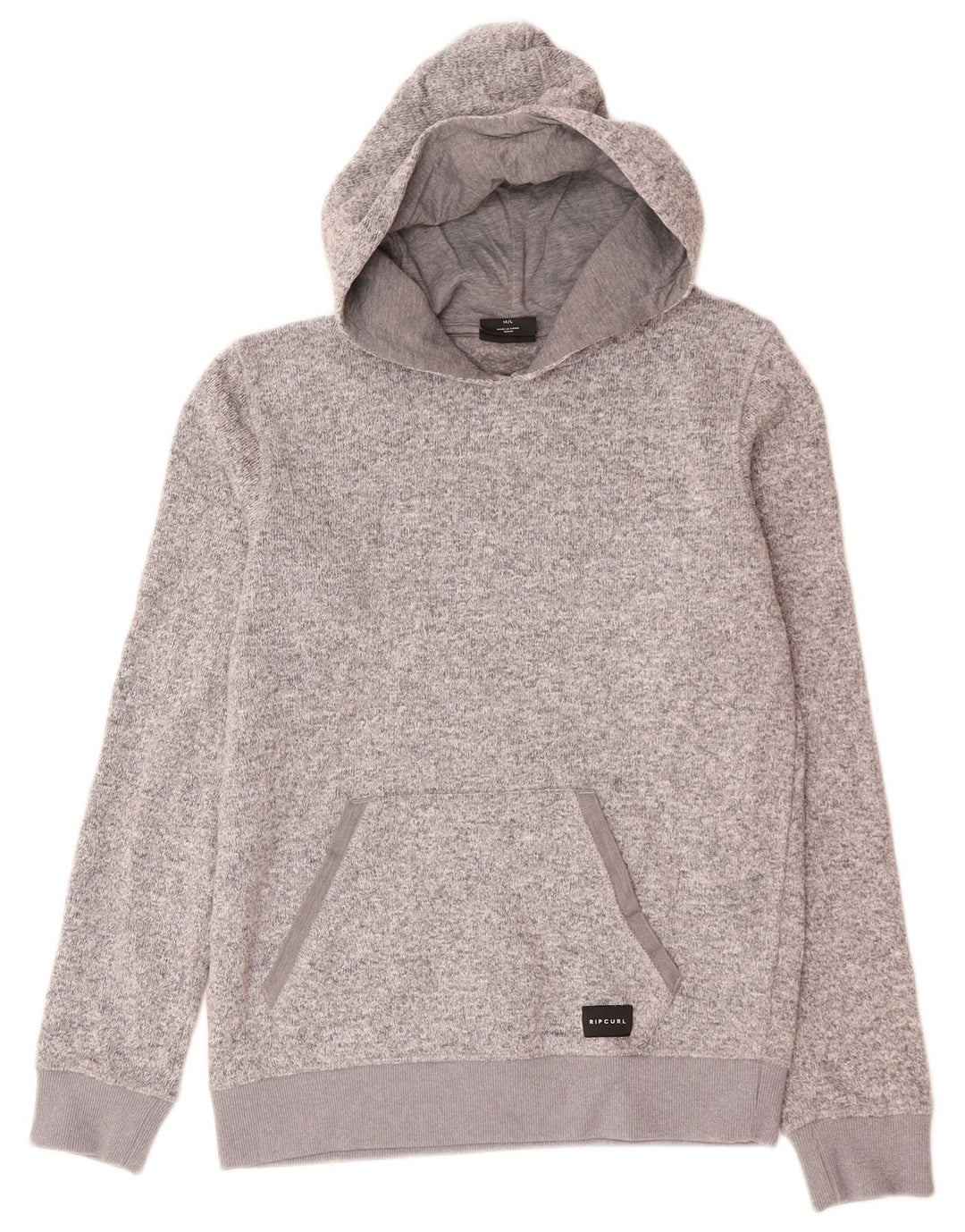 Rip Curl Damen Kapuzenpullover UK 14 Large Grau