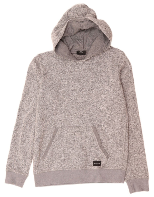 Rip Curl Damen Kapuzenpullover UK 14 Large Grau