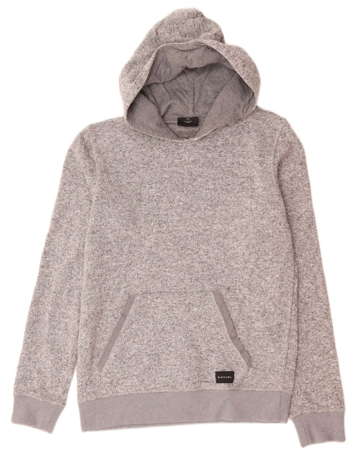 Rip Curl Damen Kapuzenpullover UK 14 Large Grau