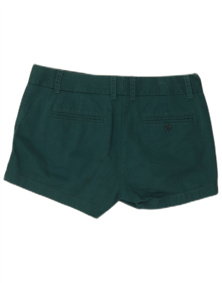 J. CREW Damen Chinoshorts US 4 Small W32 Grüne Baumwolle