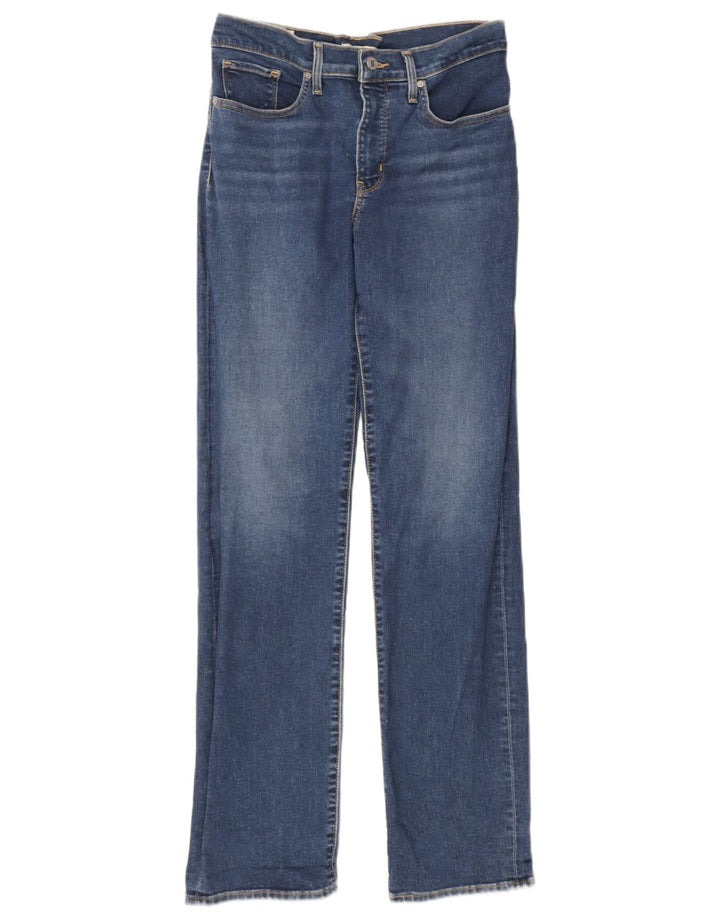 Levi's Damen 314 Shaping Straight Jeans W30 L32 Blau