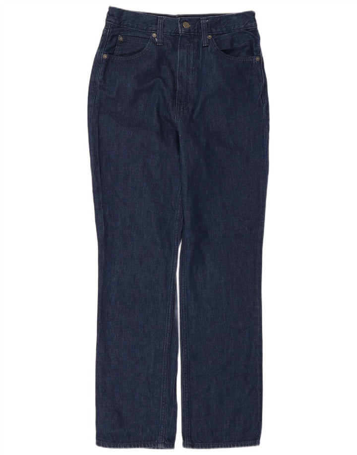 Levi's Damen Straight Jeans W27 L29 Marineblaue Baumwolle